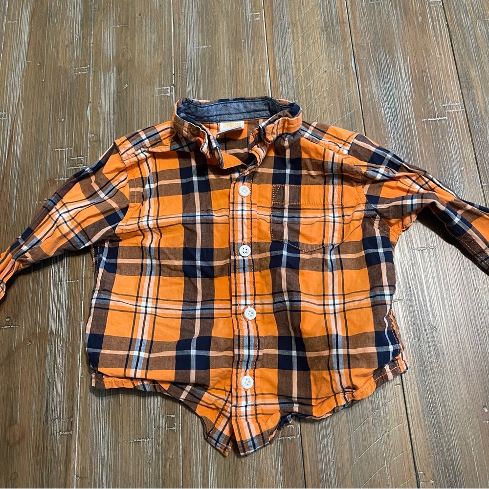 ✨2/$6✨ Baby boy Gymboree flannel shirt